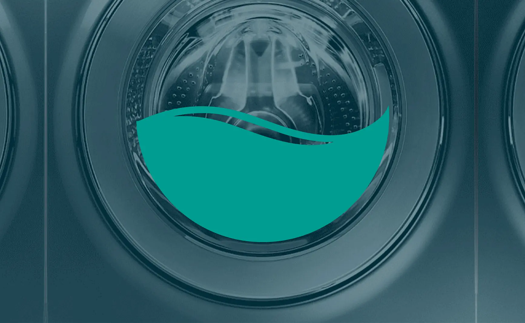 Logotipo de Acuario Lavandería con diseño limpio y enfoque cotidiano